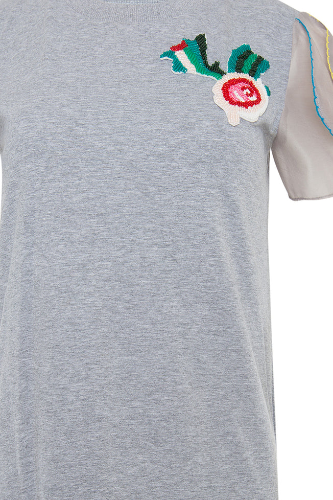 Kitty T-shirt in Grey