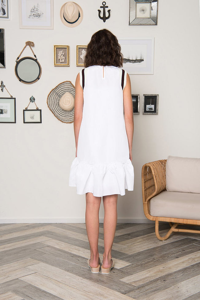 AMELIA DRESS WHITE