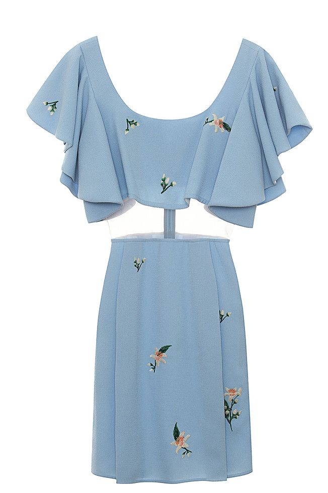 Shereen Short Dress - Blue