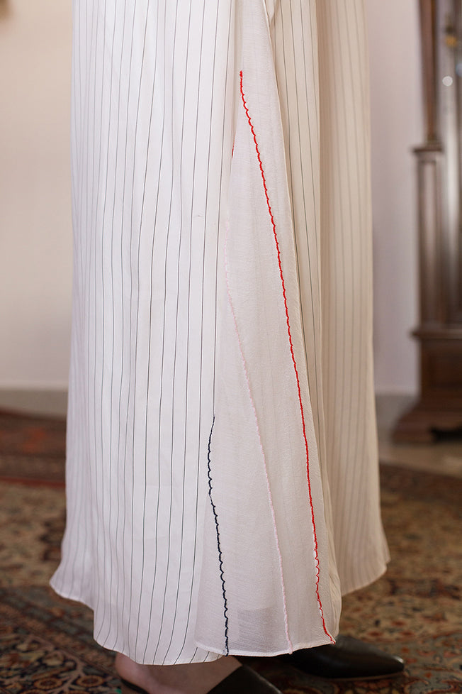 Veronica Pinstripe Maxi Dress