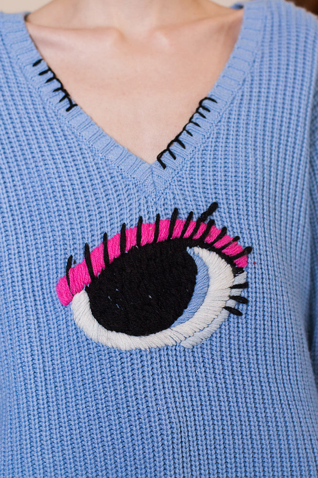 Paige Sweater in Blue