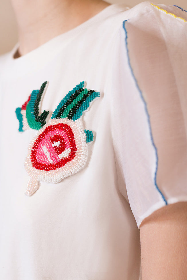 Kitty T-shirt in White