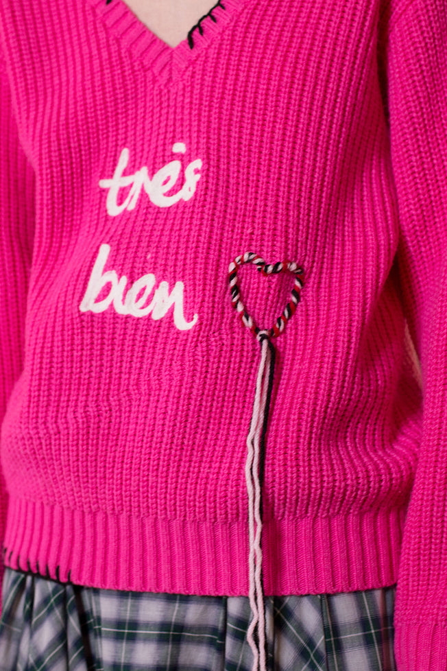 Paige Sweater in Pink