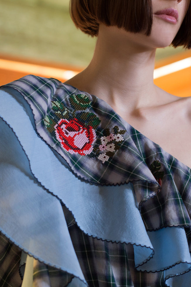 Vio Checkered Dress