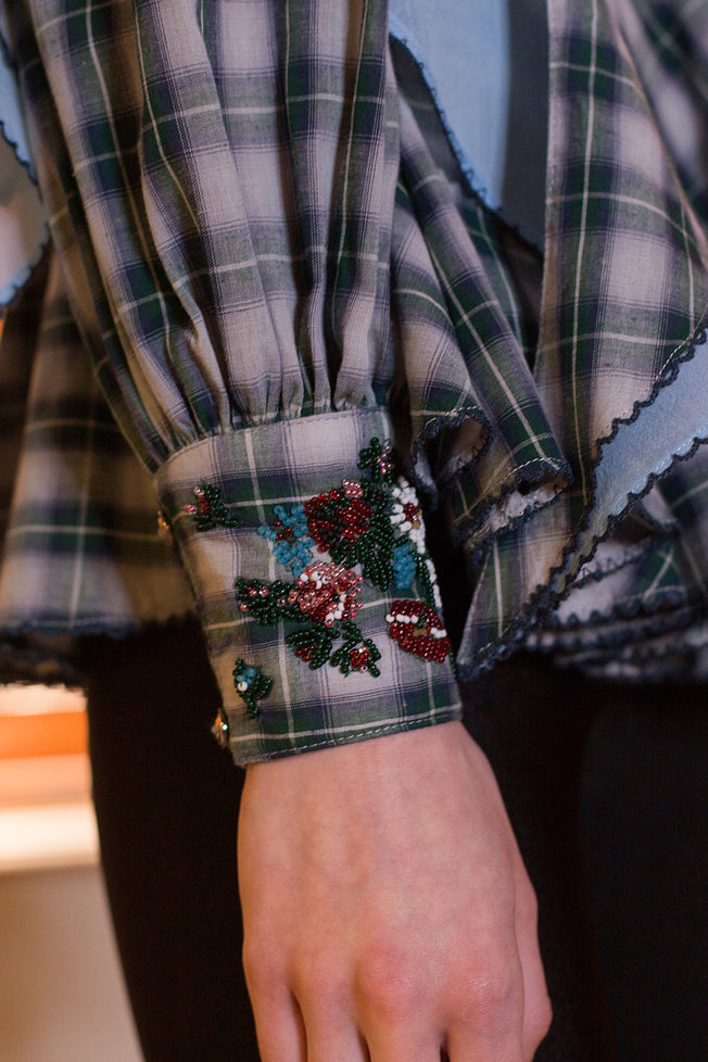 Vio Checkered Top