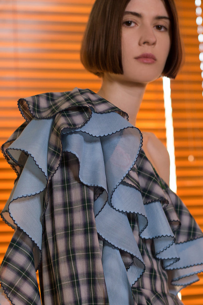 Vio Checkered Top
