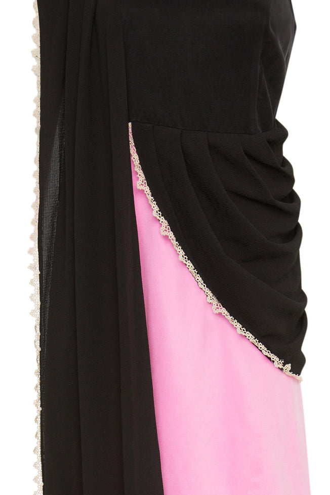 Sari Styled Mini Dress