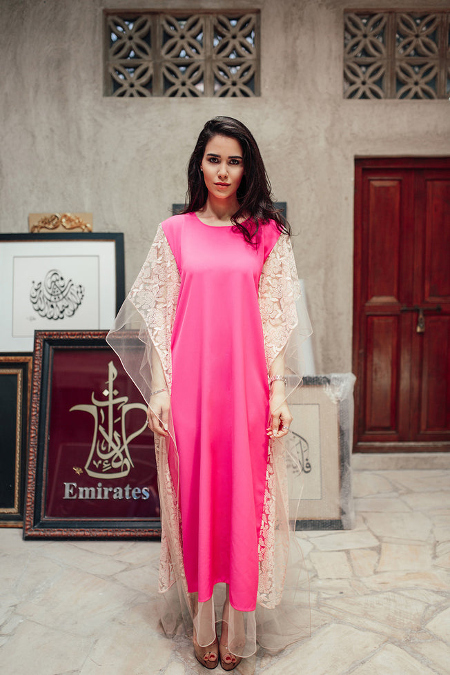 Kathy Maxi Kaftan Pink