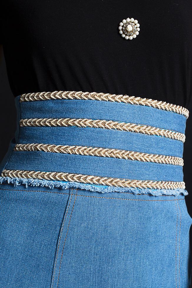 Demi Denim Skirt