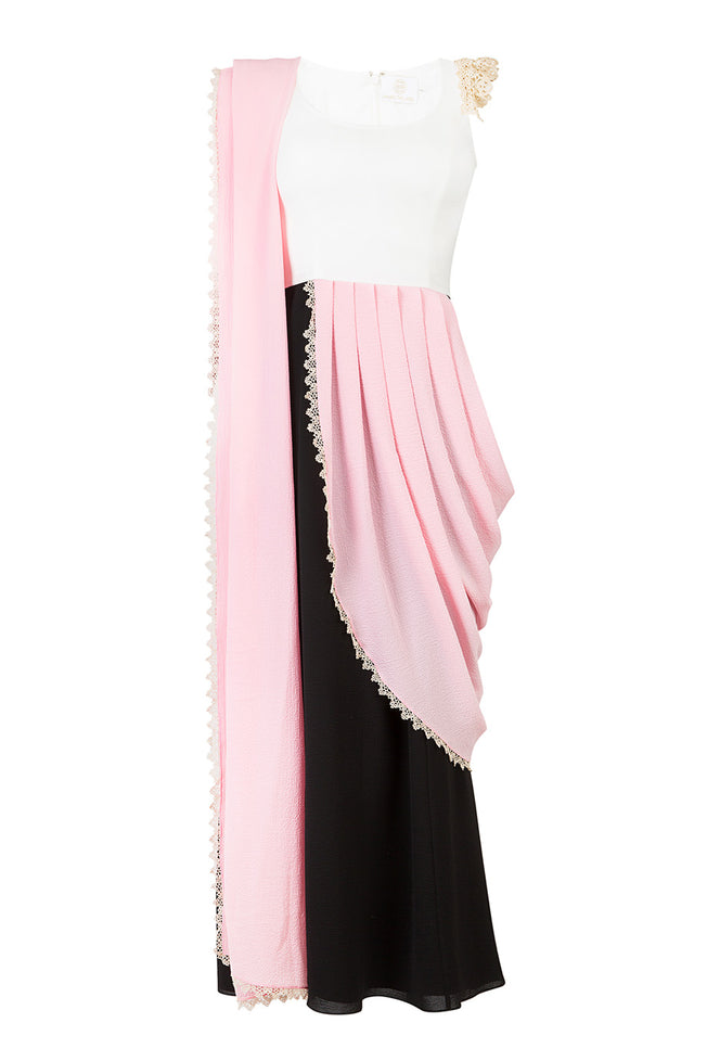 Sari Styled Maxi Dress