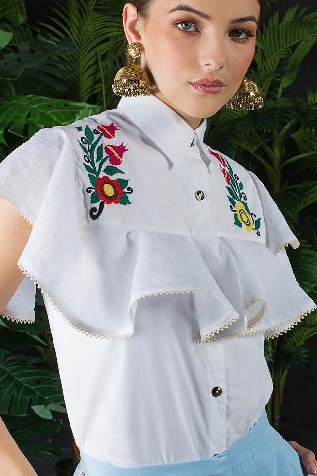 Toby Ruffle Shirt