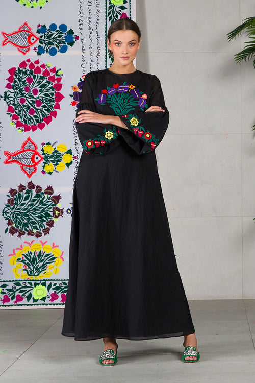 Opera Kaftan in Black
