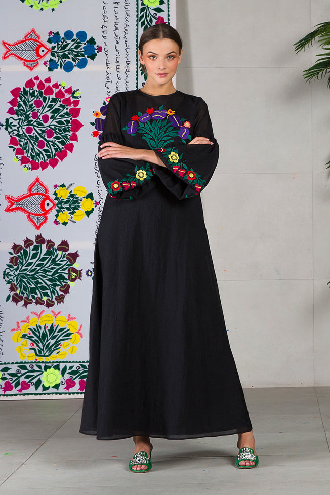Opera Kaftan in Black