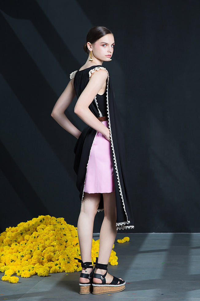 Sari Styled Mini Dress