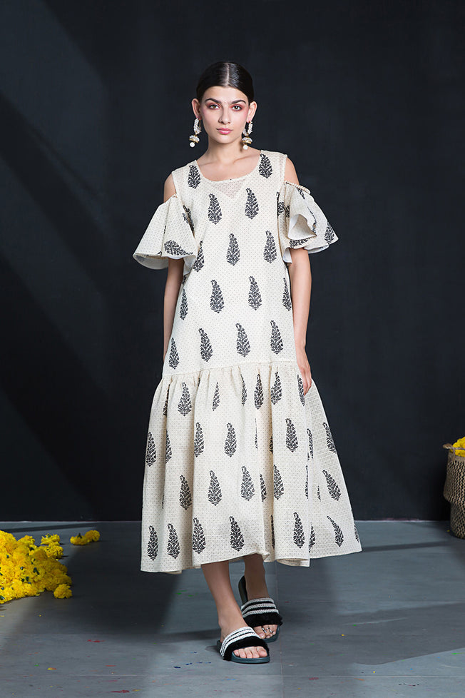 Saria Cold Shoulder Dress