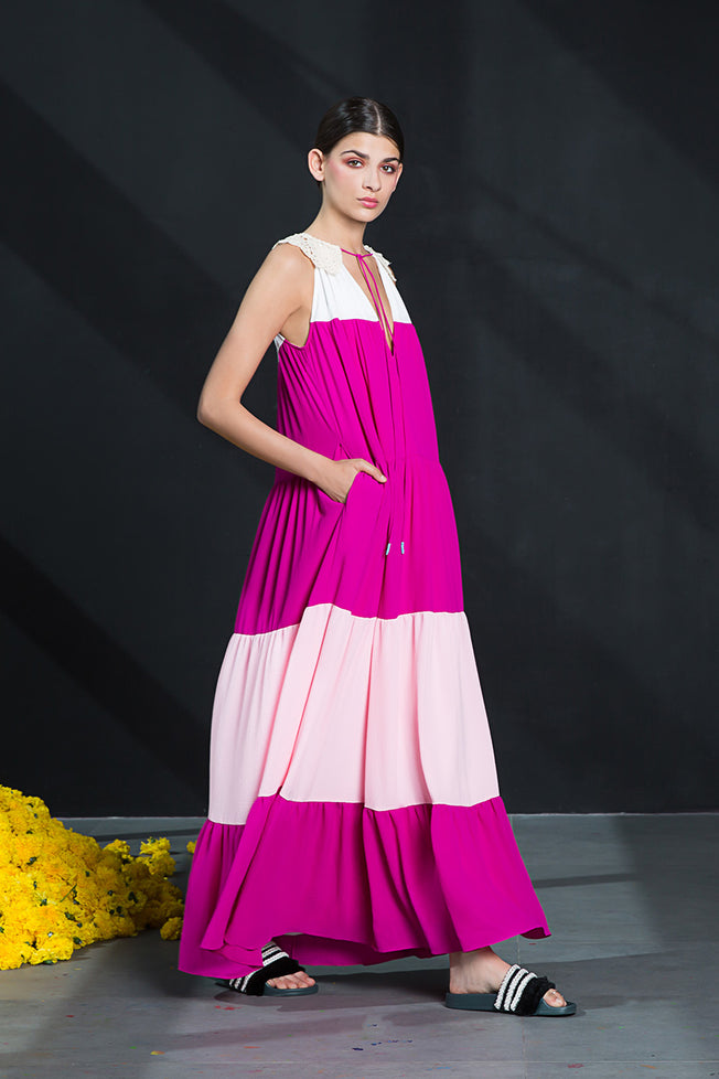 Hami Tiered Maxi Dress