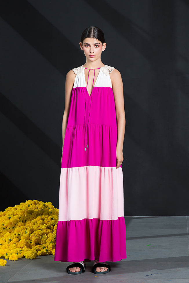 Hami Tiered Maxi Dress