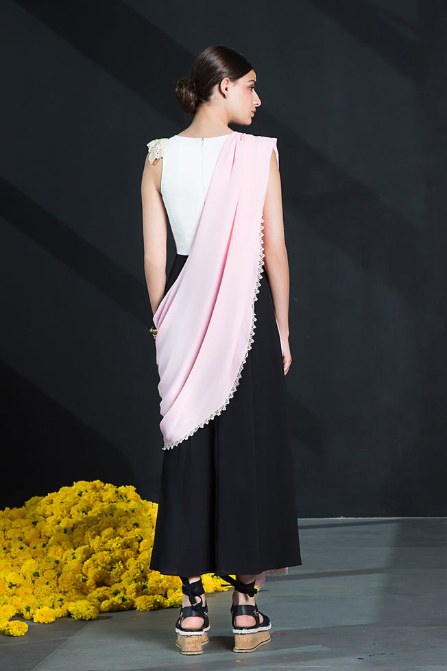 Sari Styled Maxi Dress