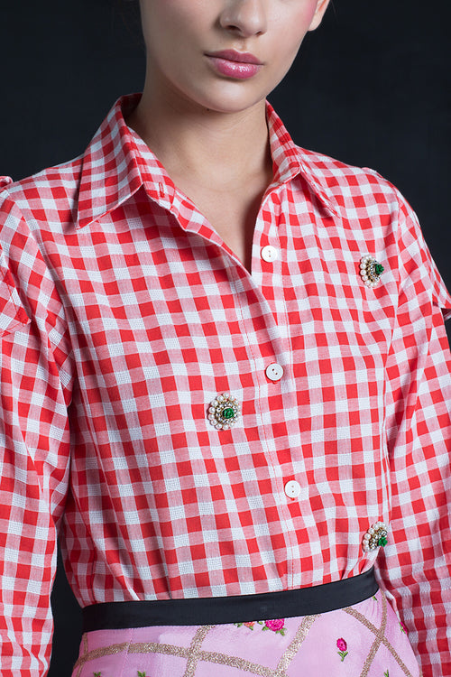 Gloria Shirt in Red