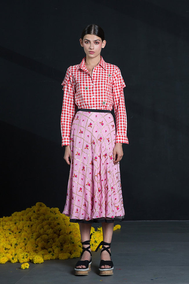 Priscilla Embroidered Skirt