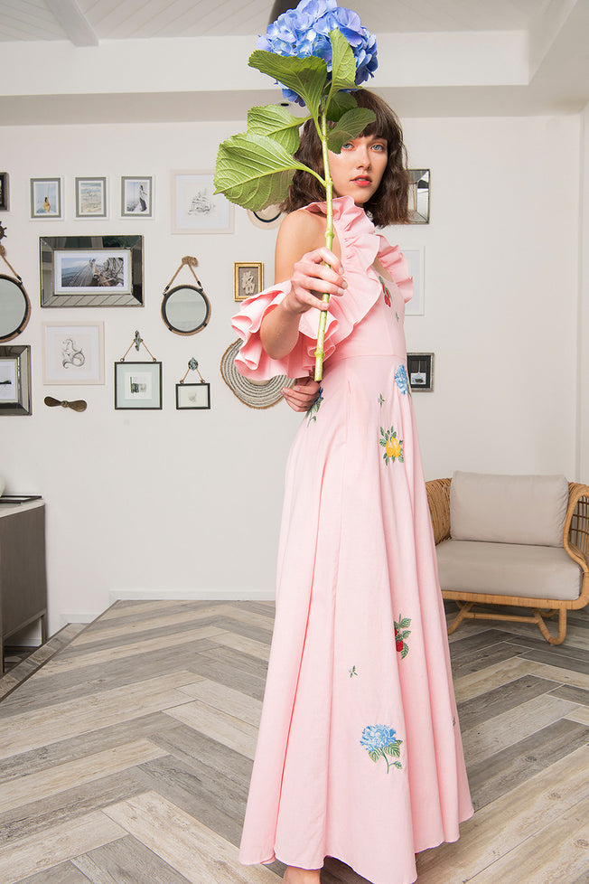 VEERA EMBROIDERY DRESS