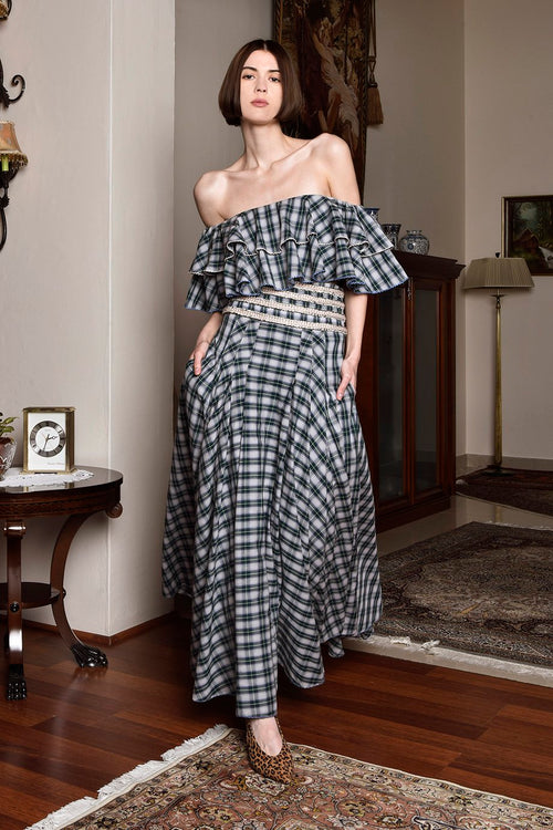 Corsa Checkered Skirt