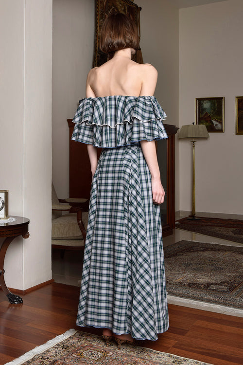 Poppy Tartan Top